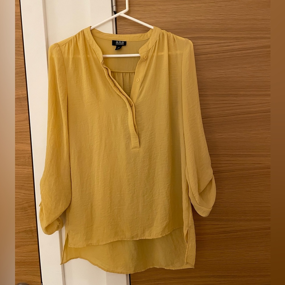 Yellow blouse